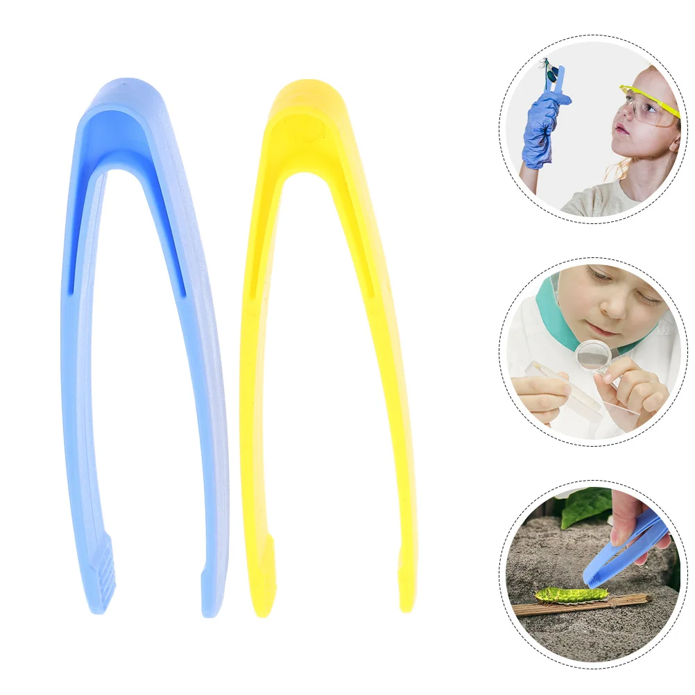 

24 Pcs Outdoor Flat Head Tweezers Kid Tongs Bead Reamer for Jewelry Making Child