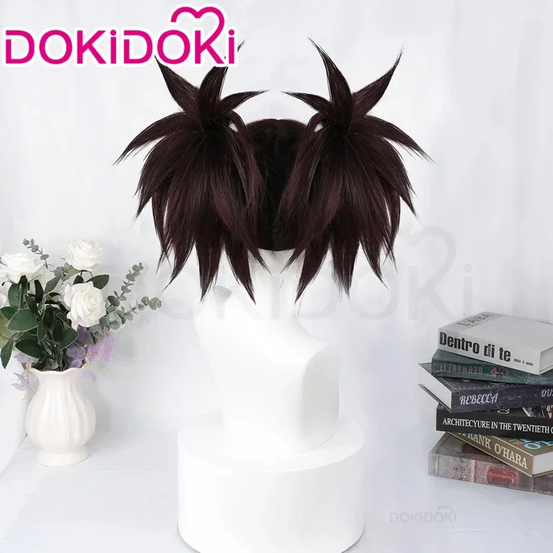 Chosoo peruka anime peruka do cosplay DOKIDOKI mężczyźni 35cm brązowe włosy Choso cosplay żaroodporna peruka cap