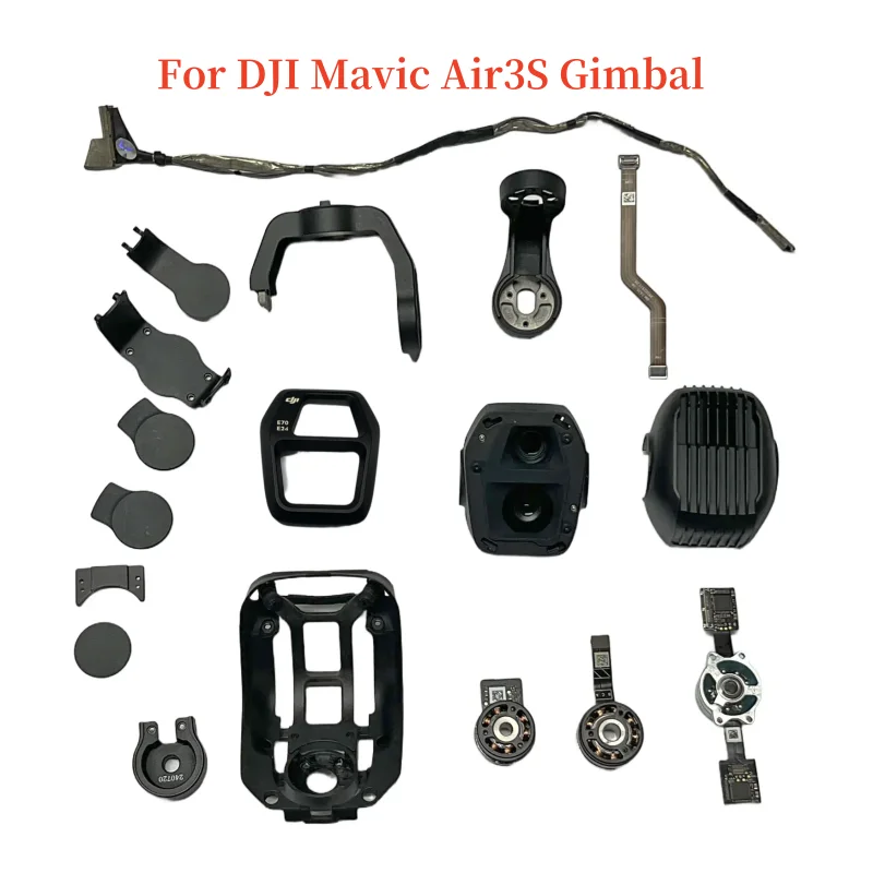 Gimble Parts for Air3S Vibration Damper Absorbing Board Gimble Yaw Motor Roll Bracket Camera Cable Gimbal Covers for DJI Air 3S