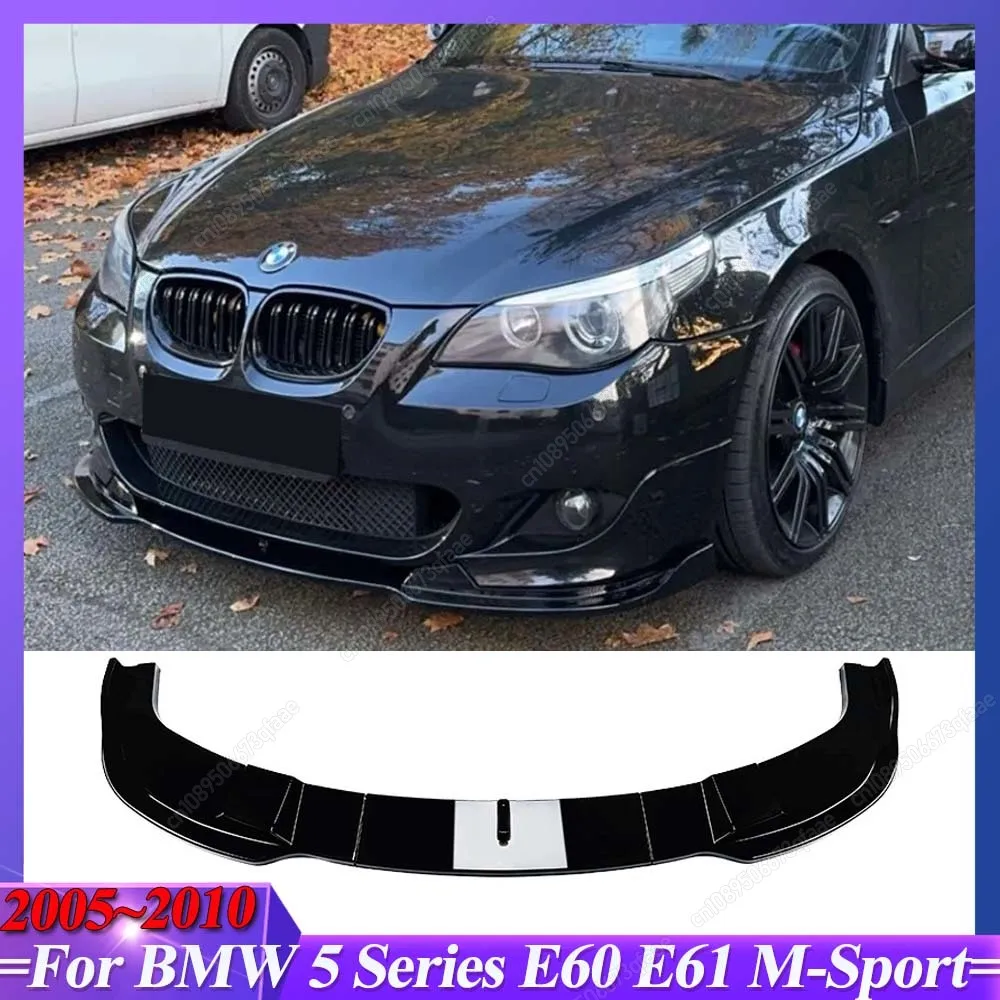 

For BMW 5 Series E60 E61 523i 525i 528i 530i 535i 540i 550i M-Sport 2005-2010 Front Bumper Splitter Lip Diffuser Spoiler Bodykit