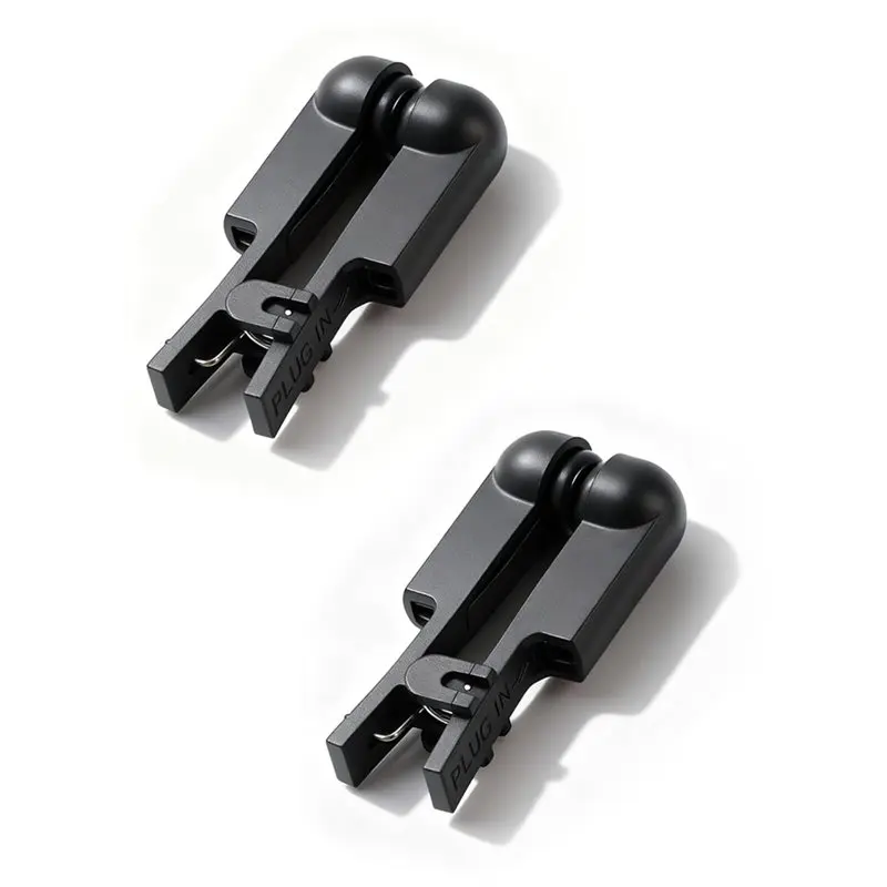 A58Z Ear Clip Electrode Rubber Black Compatible For Tens 7000 & Standard Tens Units, Reusable Ear Clip Accessory, 1 Pair