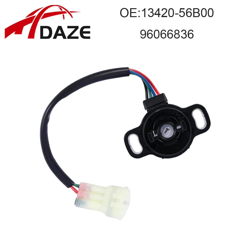 

DAZE 13420-56B00 96066836 Датчик положения дроссельной заслонки для Suzuki Sidekick Samurai, Geo GMC Chevrolet Tracker, Pontiac Sunrunner