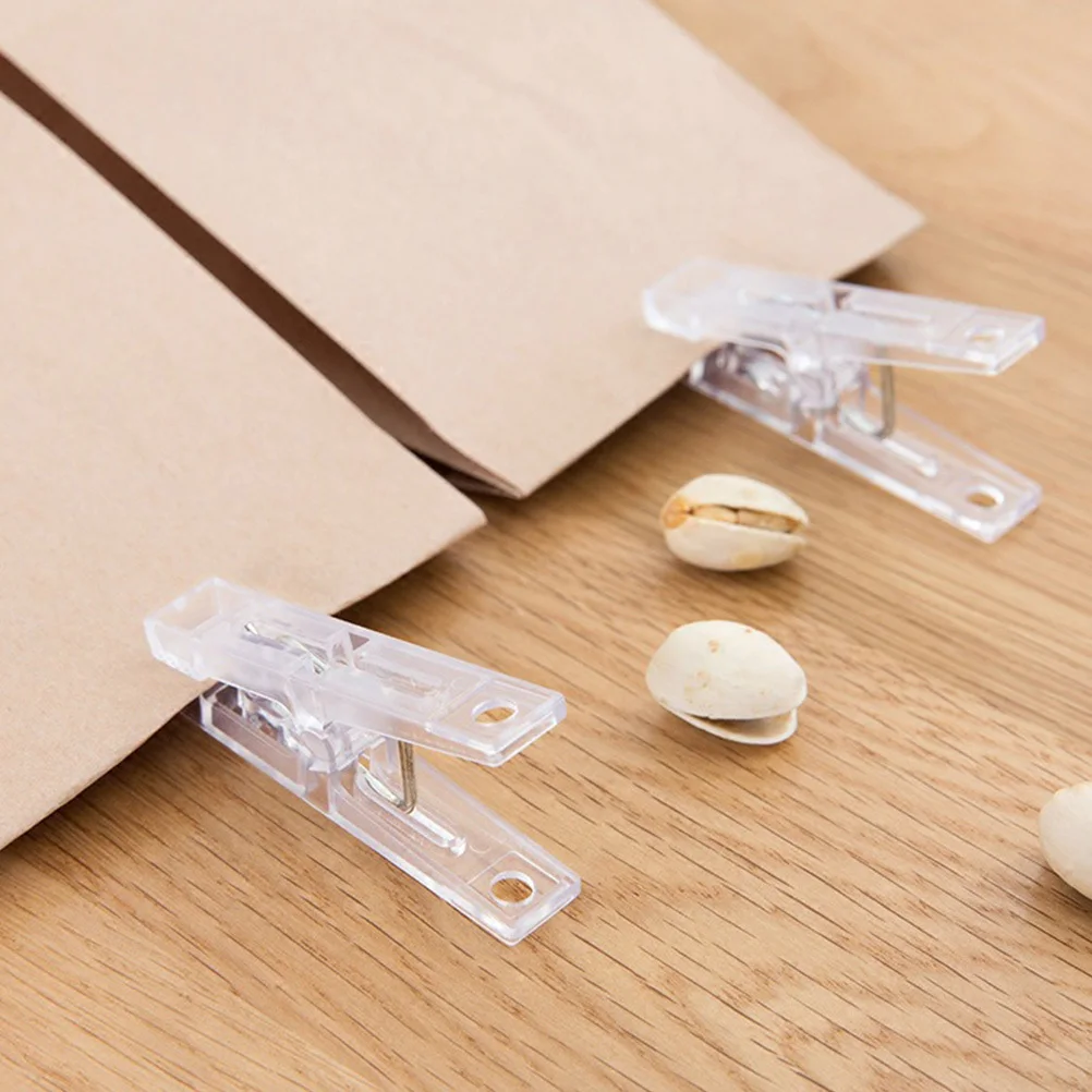20 szt. Plastikowe Przezroczyste Klipsy Mini Spinacze do Bielizny Dekoracyjne Klipsy do Zdjęć Spinacze do Papieru do Dekoracji Światełek, Notatek