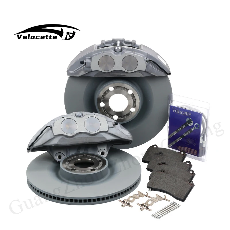 

For Ford Exclusive 4-Pot Electric Pistons 360mm Disc Brake Calipers for 17 Inch Wheels Compatible Fiesta Fox Mondeo Taurus