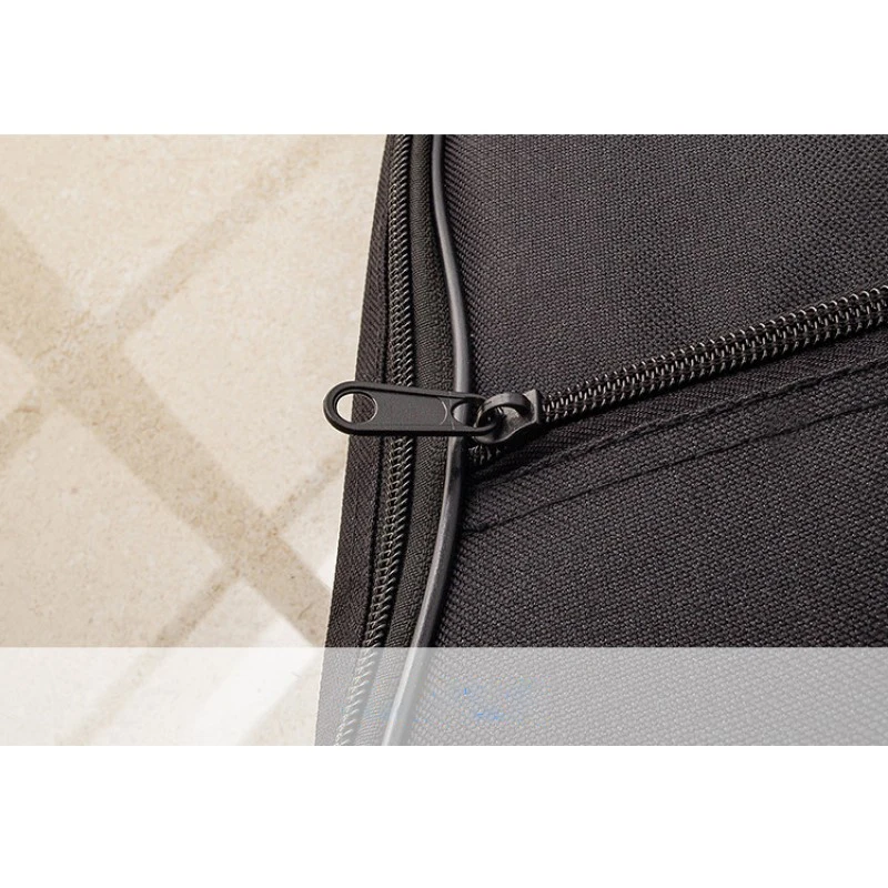 Schwarze Ukulele-Tasche, 21/23/26 Zoll, weiche Tasche, Oxford-Baumwolltasche, einlagiger Einzelschulter-Rucksack, gepolstert für Ukulele – Detail 3