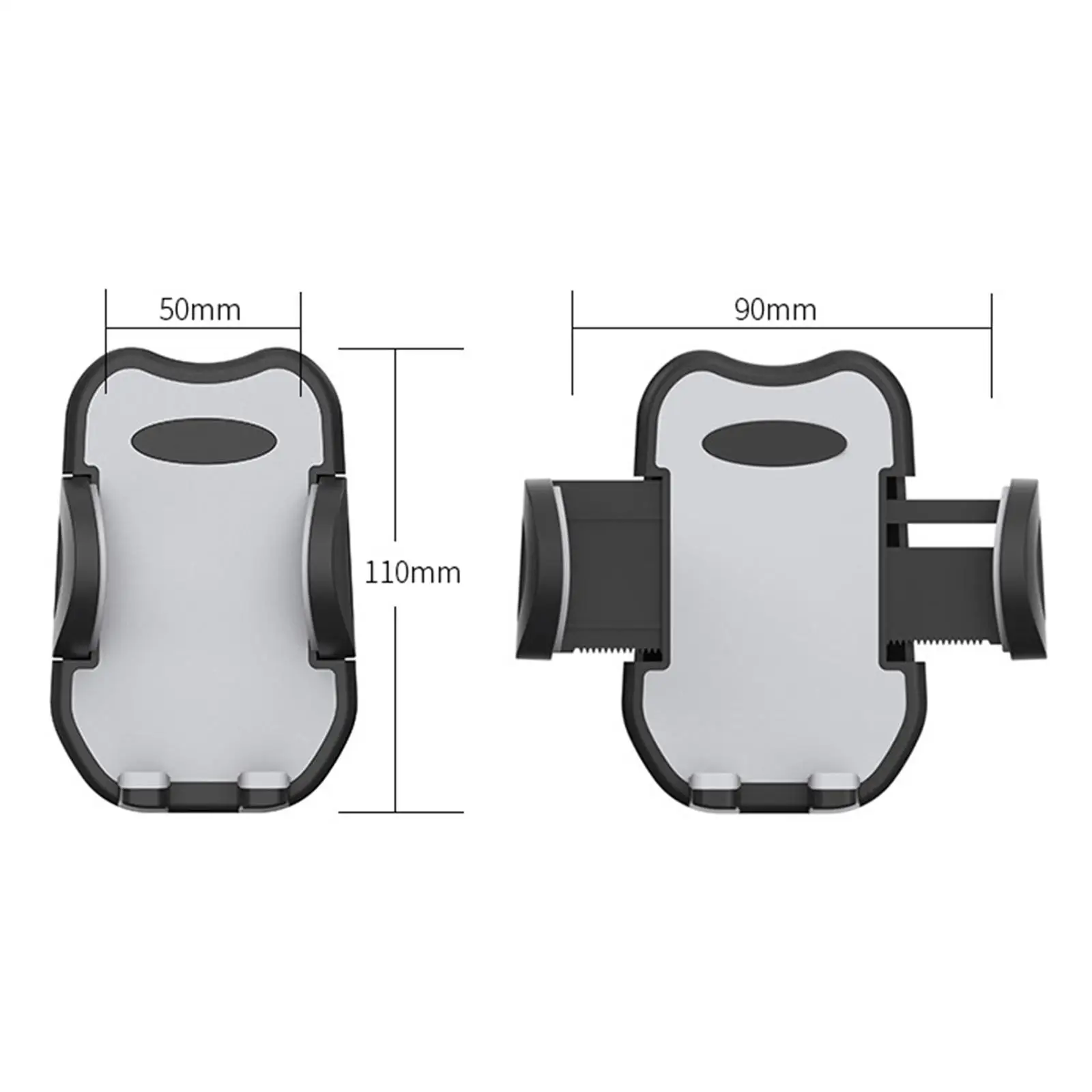 360 °   كرسي يدفع باليدين على الهاتف قابل للدوران عالمي لعربة الأطفال الإكسسوارات الرياضية