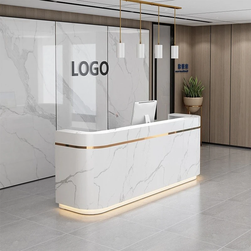 

beauty salon office reception counter hairdressing salo entrance small reception counter aesthetic sales balcão loja furniture