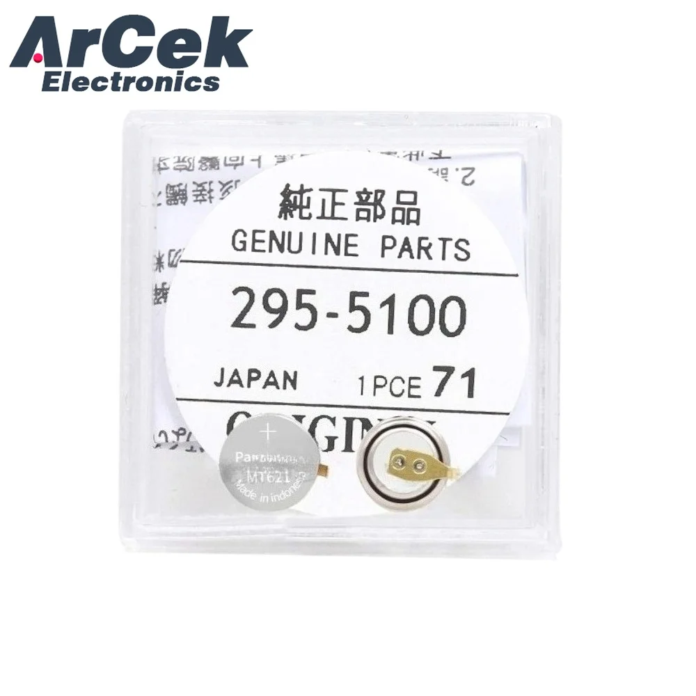 1PCS 295-5100 Kinetic Watch Rechargeable Battery MT621 295 5100 295 All Series for Citizen Watch Capacitor