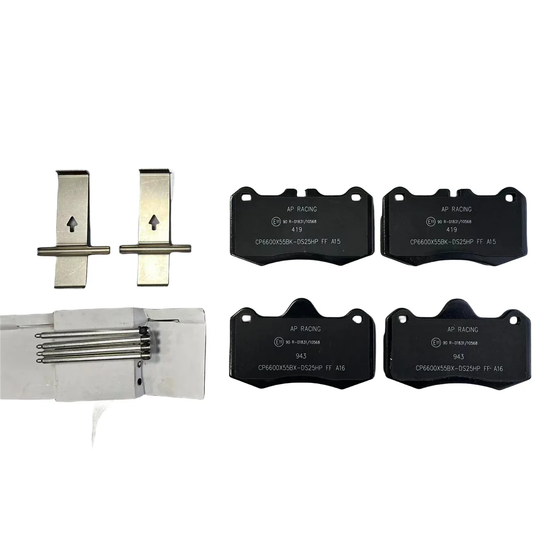 Rear Alxe Iron Brake Pads,Clips,Screw,For AP RACING,For Brembo,Brake Pad Kit For Mclaren MP4-12C,625C,2011-2015,11C0591CP
