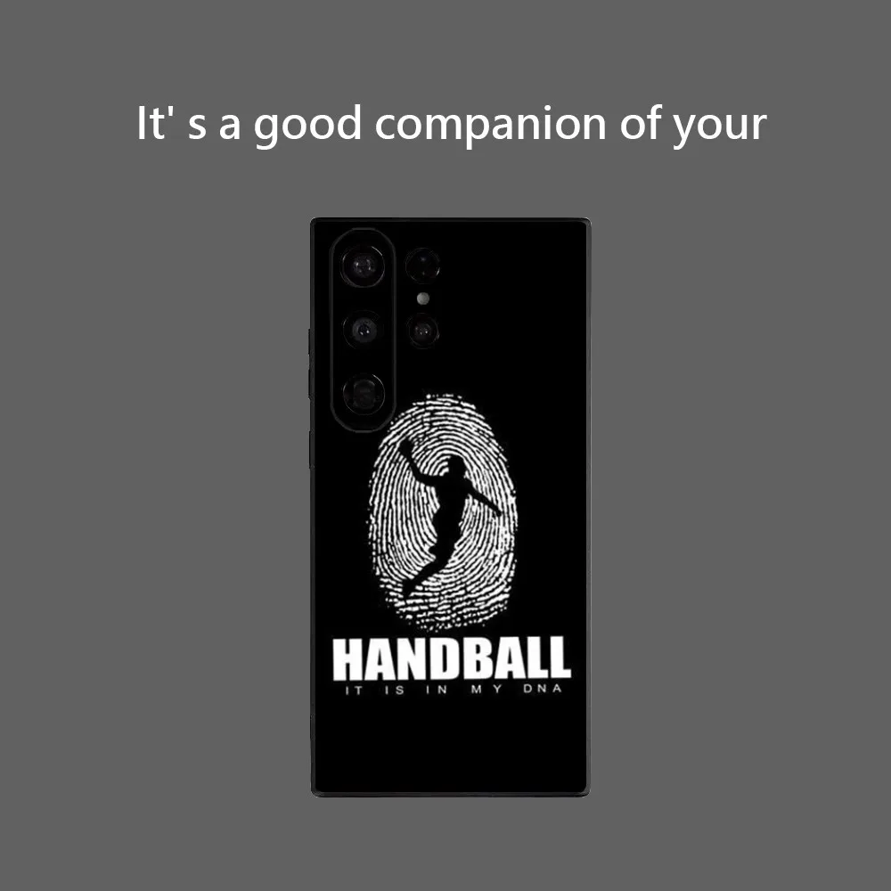 Handball Sport Phone Case For Samsung Galaxy S25 Ultra S22 S23 S24 Ultra S21 S20 5G Protective Soft Silicone TPU Funda