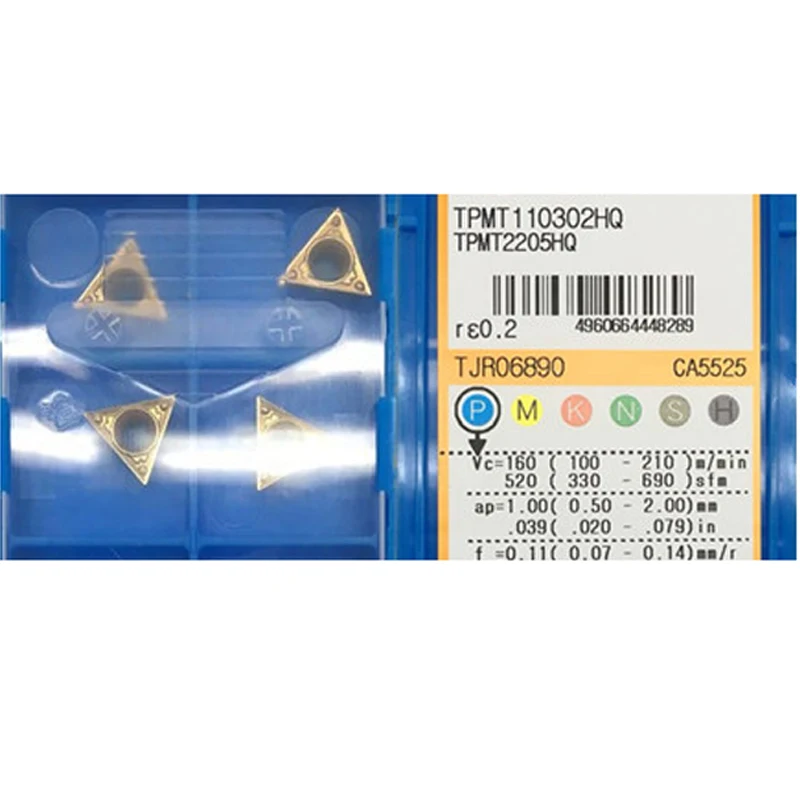 TPMT TPMT090204 TPMT0902 Ban Đầu Carbide Dạng TPMT110302HQ TPMT090202HQ TN60 PR930 CA5525 PV720 Tiện Bằng Máy CNC Máy Công Cụ