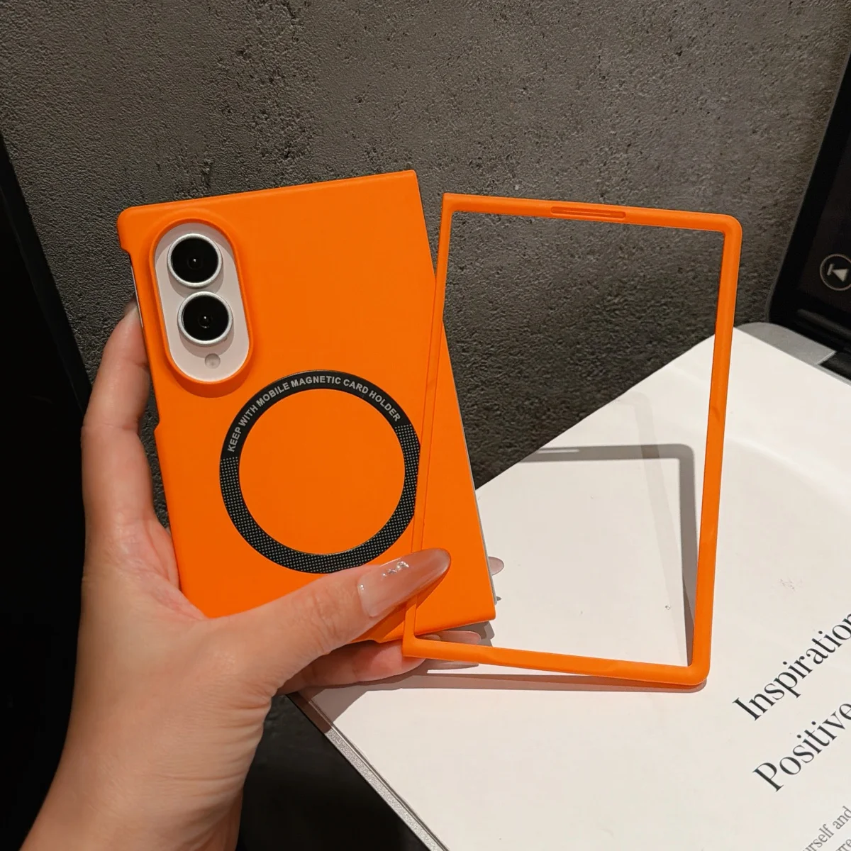Ultra Thin Skin-feel Matte Magnetic Phone Case for Samsung Galaxy Z Fold 8 Ultra  7 6 5 4 3 for Magsafe Wireless Charge Cover view 5
