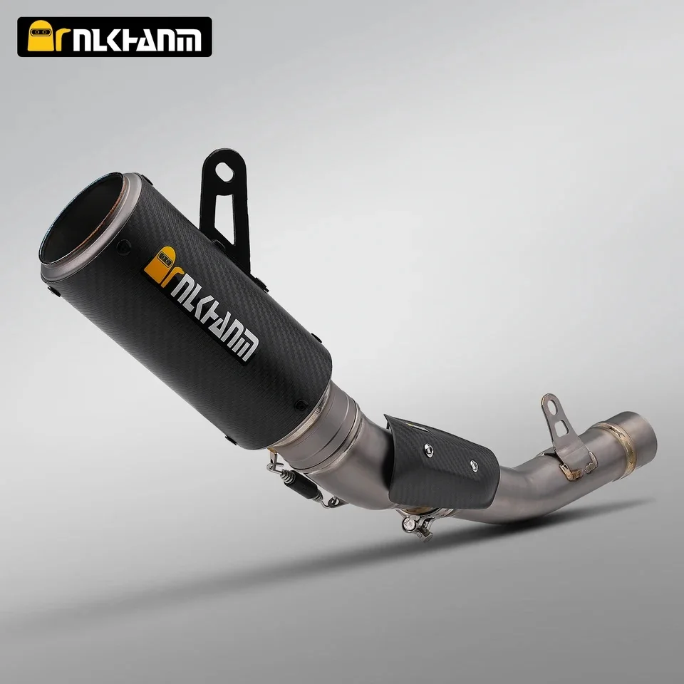 

STLF ZX6R Motorcycle Exhaust System Modification for SC Project Full Titanium Alloy 2024-2025 Kawasaki ZX6R ZX-6R Carbon Fiber B