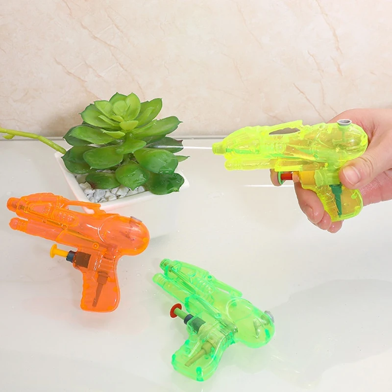 6Pcs Mini Spray Water Guns Outdoor Game Hawaii Beach Toys For Kids Birthday Summer Pool Party Favors Baby Shower Pinata Fillers