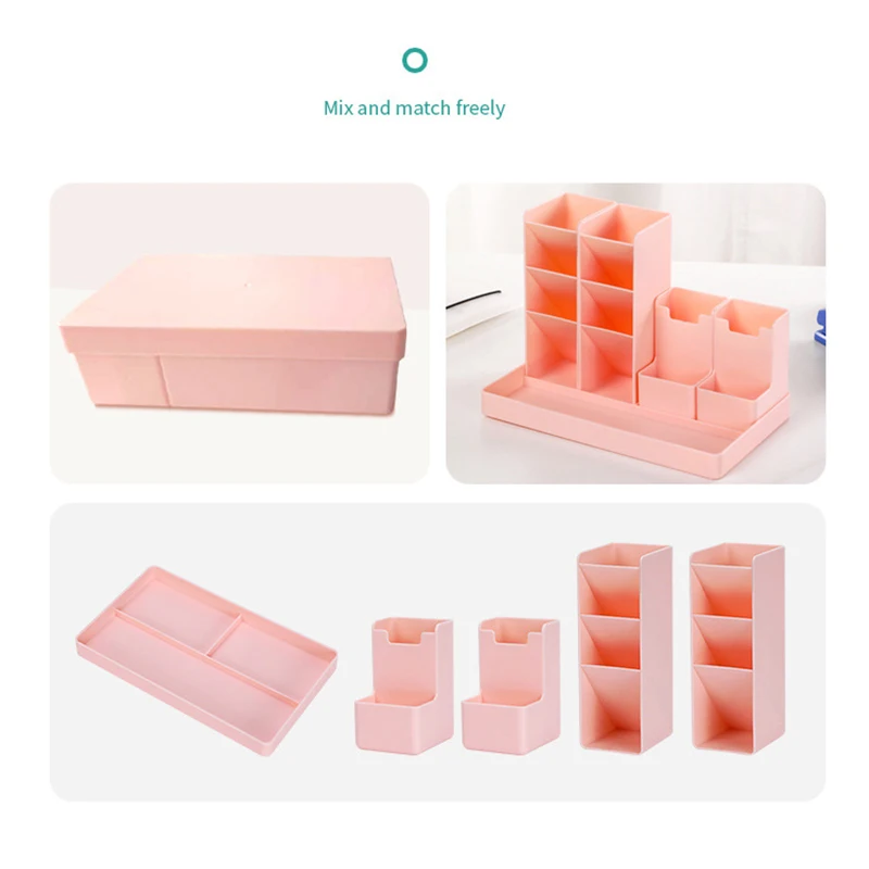 Bàn Làm Việc Phụ Kiện Tổ Chức Bút Bút Chì Nồi Hộp Lưu Trữ Máy Tính Để Bàn Người Tổ Chức Đứng Dành Cho Bút Ốp Lưng Đồ Văn Phòng Ban Tổ Chức
