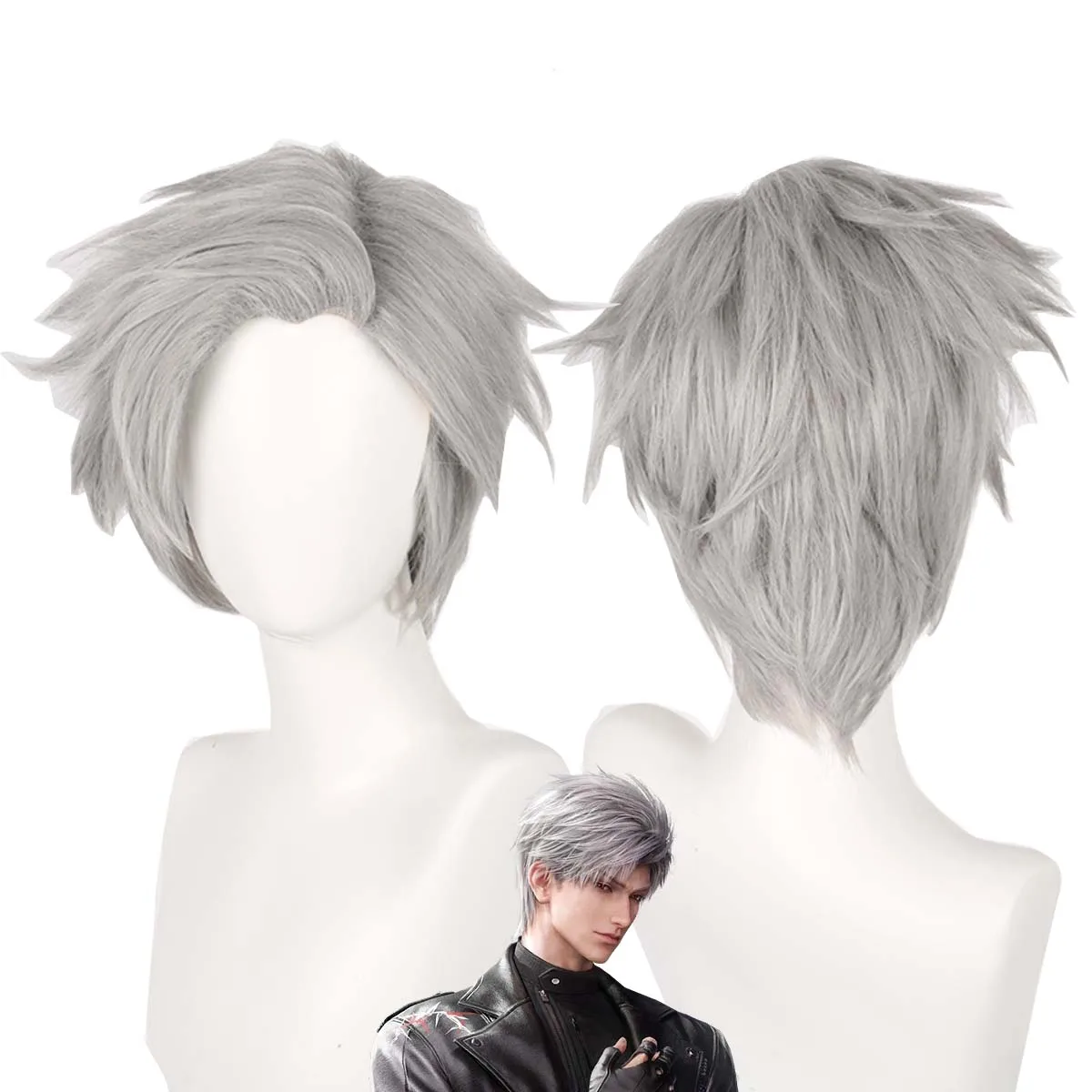 Peruka Cosplay Męska Gra Miłość i Głębokie Przestrzenie Rafayel Zayne Xavier Sylus Caleb