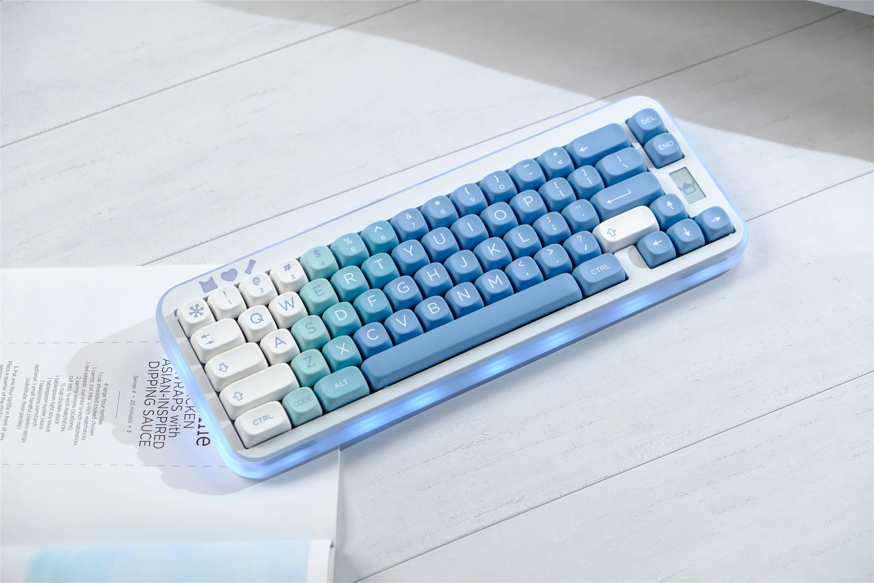 GMK Yeti Keycap 126 Keys PBT Material Keycaps MOA XOA Profile DYE-SUB Customized cute Keycaps For MX Switch Mechanical Keyboard