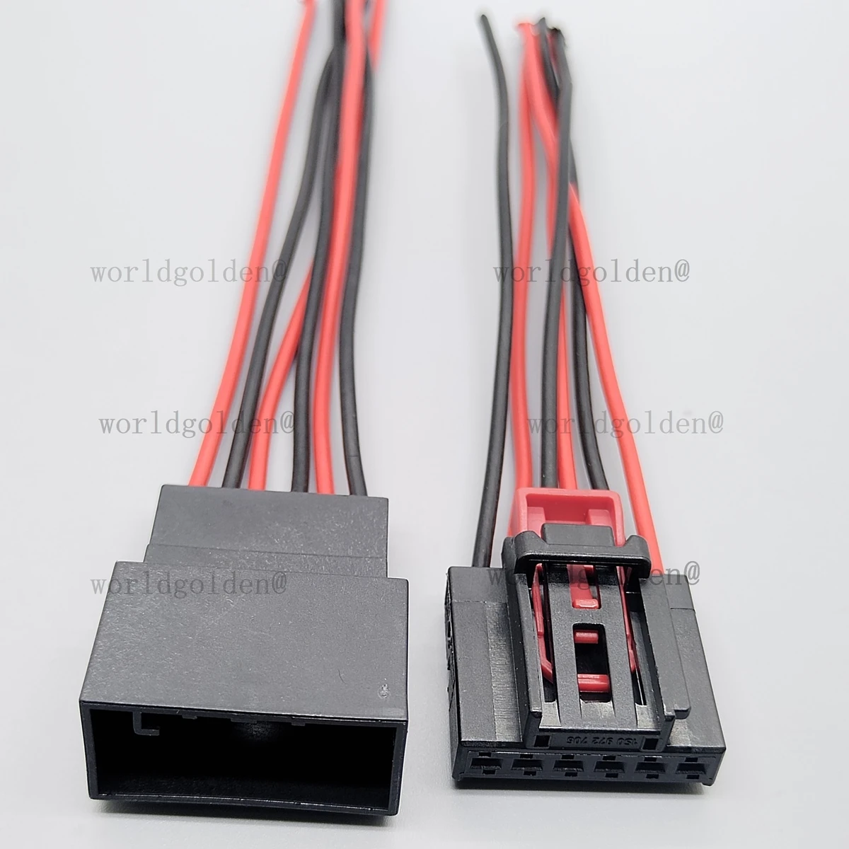 6Pin Male Female Harness Plug Kit 1S0972706 for Universal Vehicles Interior Control Harness Daily Maintenance car connector