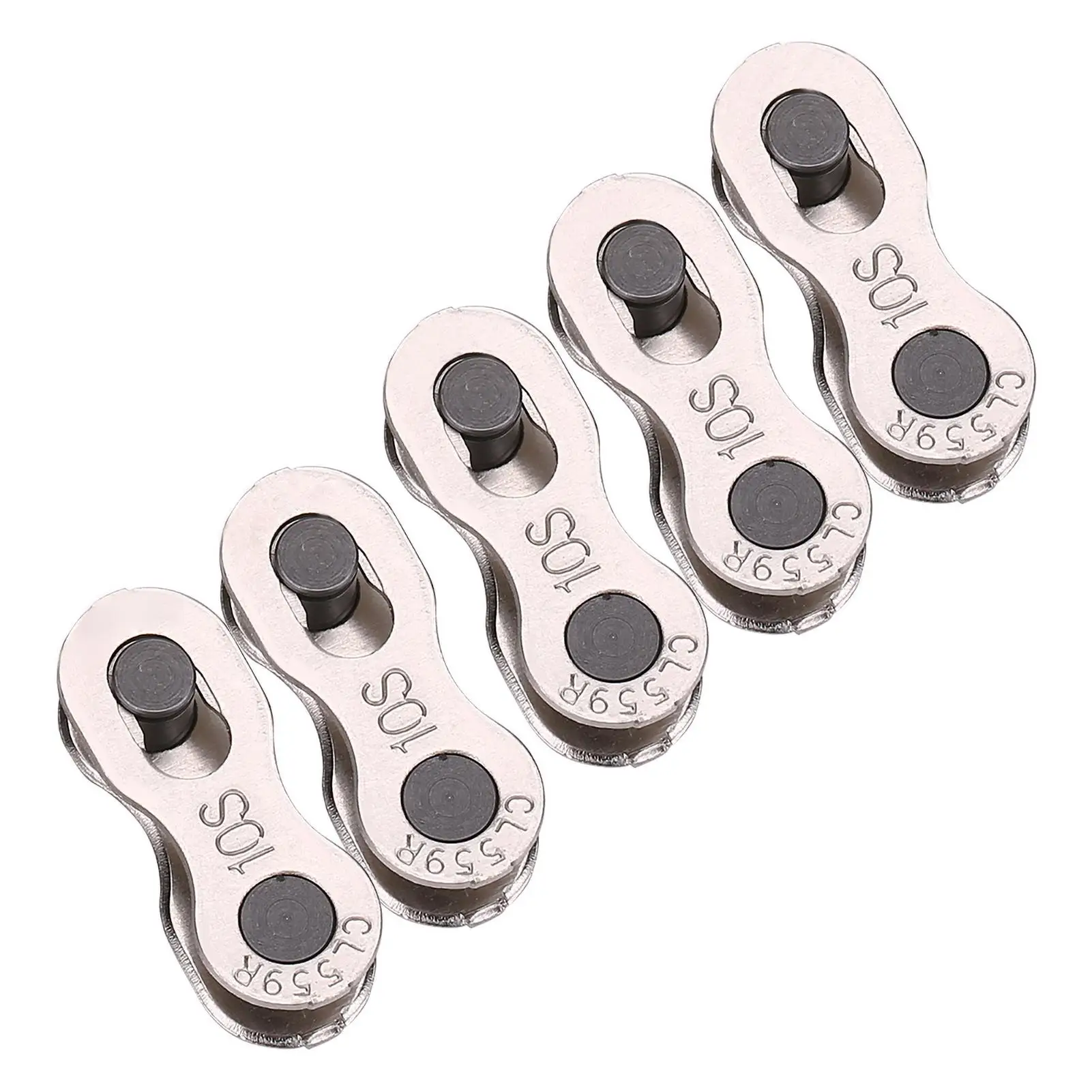 5 Pairs Bike Quick Release Chain Connectors for 8/9/10 Speed Mountain & Road Bikes - Master Link Joint