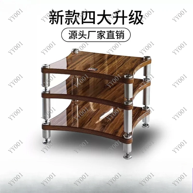 1-4 Tier Audio Rack 200KG Amplifier Stand Vibration Isolation Feet For Hifi DJ Home Theater