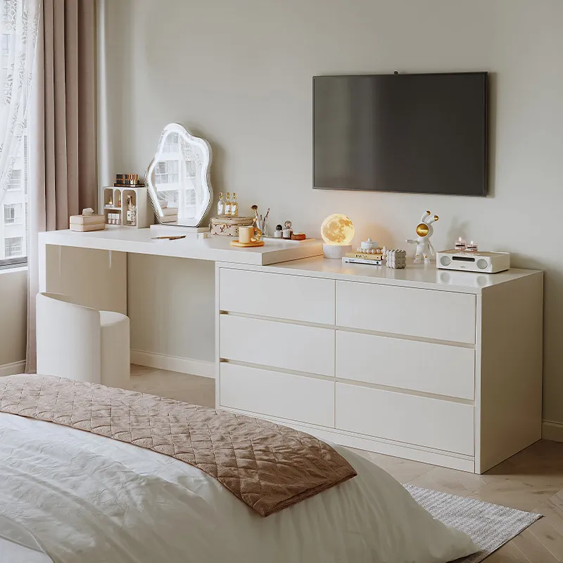 

Modern Beauty Dressing Table Cosmetics Storage Bedroom Makeup Dressing Table Luxury Mid Century Penteadeira Home Furniture