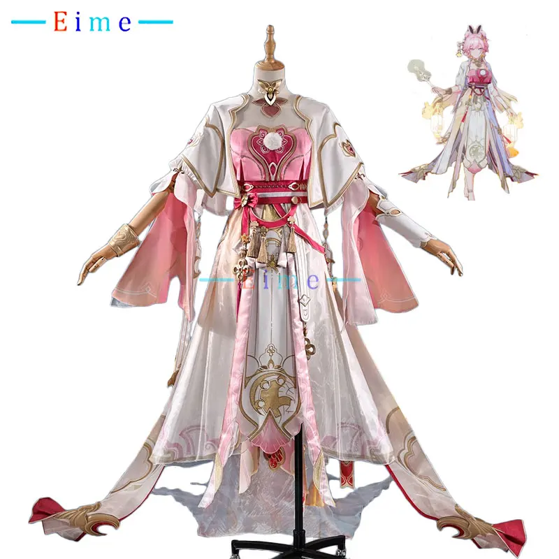 

Костюм для косплея Elysia из игры Honkai Impact 3, женская униформа в китайском стиле, нарядное карнавальное платье, костюмы для вечеринки на Хэллоуин, пошив на заказ