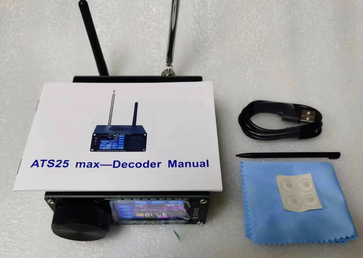 Zarejestrowany oficjalny kod aktywacyjny ATS25 Max dekoder Si4732 pełny odbiornik radiowy FM RDS AM LW MW SSB DSP odbiornik