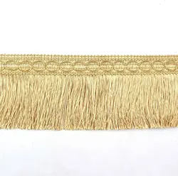 3m 6m/Lot Lace Tassel Fringe Trimming For Sewing DIY Lace Ribbon Silk Tassels Gold Trim Dress Stage Garment Curtain Accessories