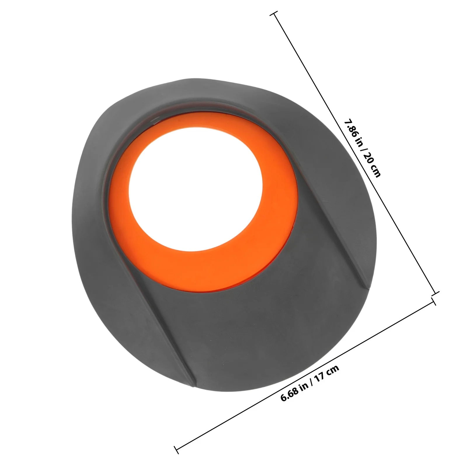 Kubek treningowy do golfa, otwór 78x69 cali, szaro-pomarańczowy, TPR, przenośny, do ćwiczeń w pomieszczeniach i na zewnątrz, akcesoria golfowe, kubek do otworu.