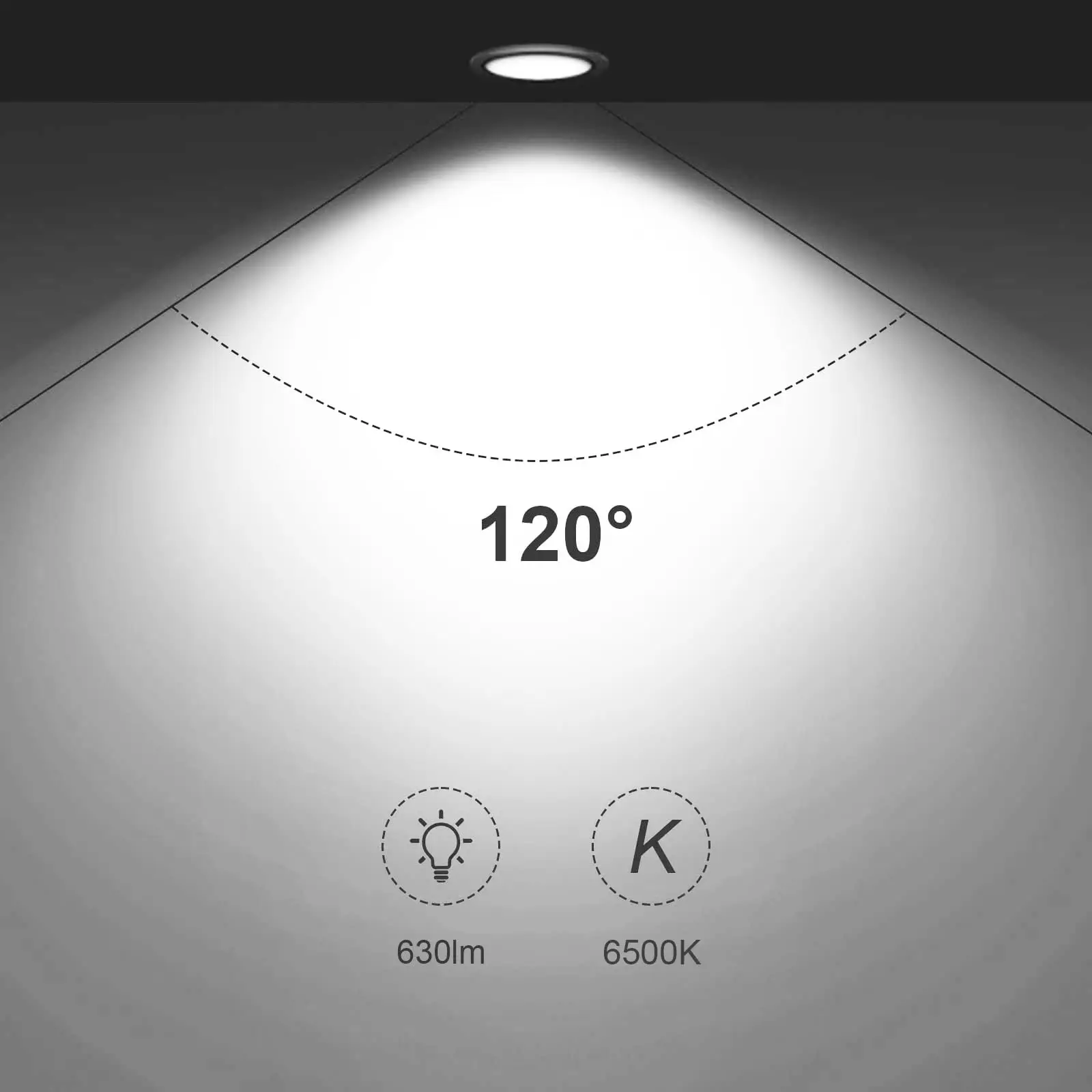 GY GU10 LED لمبة عكس الضوء 7W 600lm لاستبدال أضواء الهالوجين 70W مع 120 °   زاوية شعاع