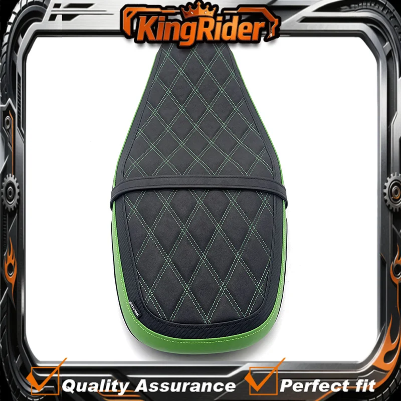 Motorcycle Front Rear Higher 20MM Driver Passenger One Piece Seat Cover Pad Cushion Accessories For Kawasaki Z900RS 2018-2024
