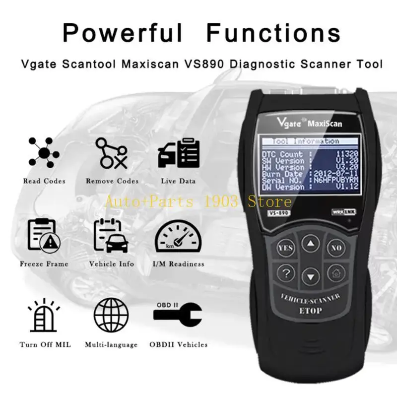 

E21C Auto OBD Code Reader Universal Diagnostic Scanner Проверка автомобиля Проверка кода света двигателя Код считывателя CAN-BUS
