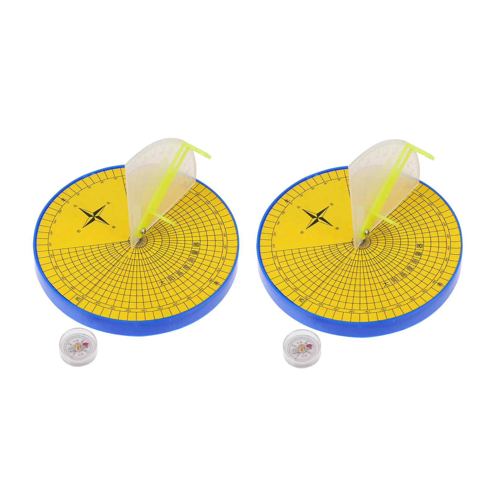 

2 pcs Sun Height Measuring Tool Plastic Scientific Instrument For Geography Study Aid School Teaching Aids Educational Sun Study