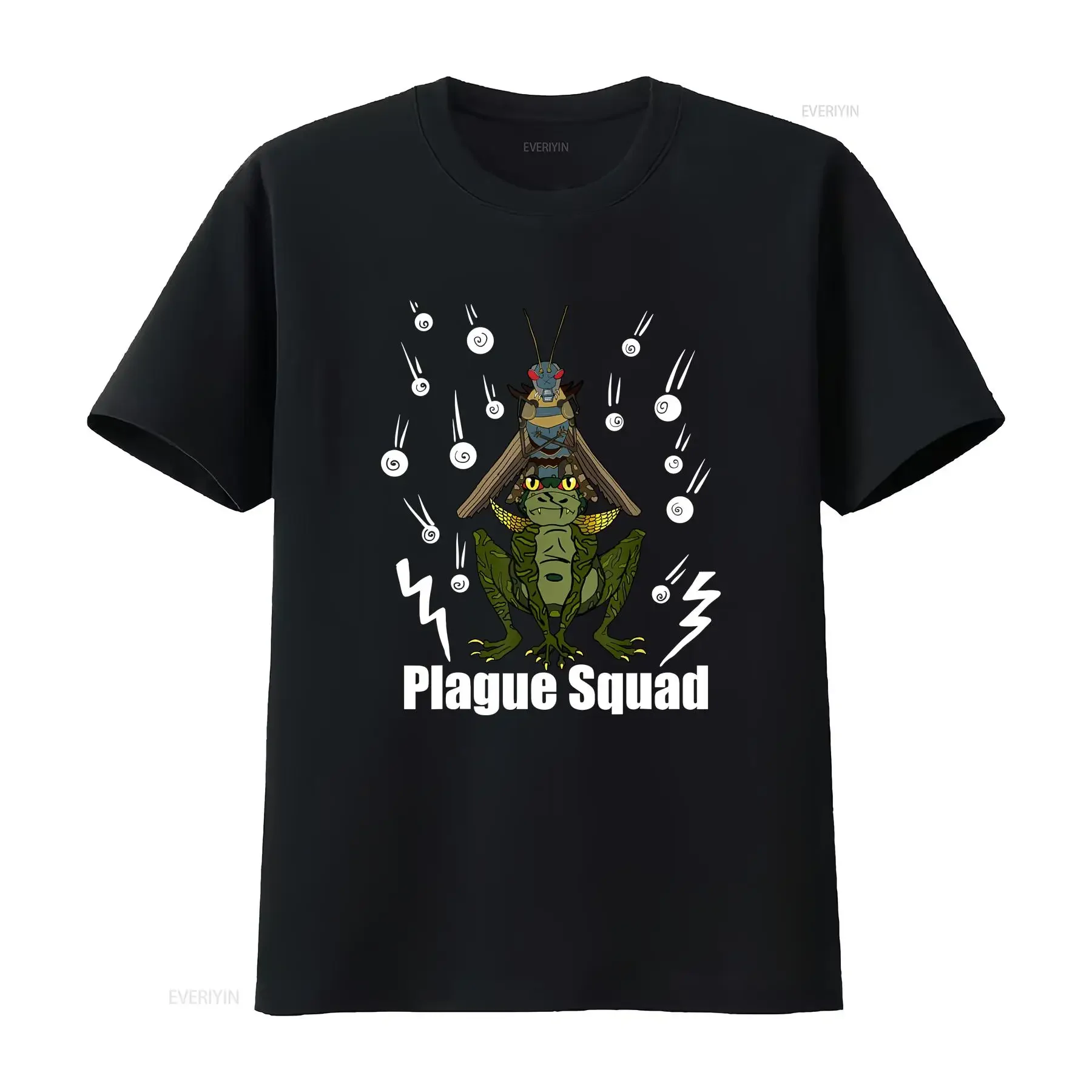 Fun Plague Squad Passover T shirt  vintage Washed streetwear Stretched Slightly Breathable Soft Versatile Unisex