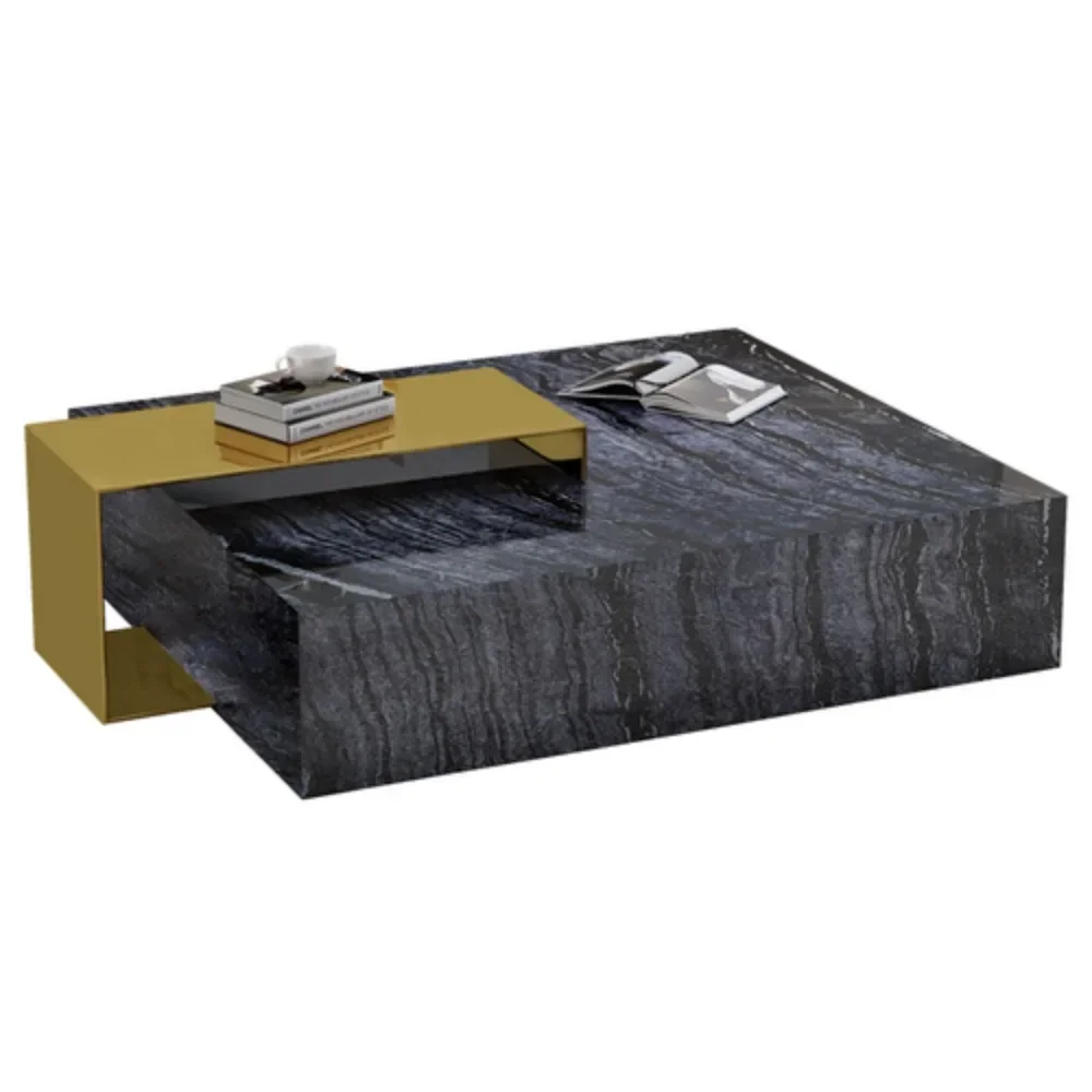 

For Minimalist Modern Coffee Tables Design Storage Organizer Coffee Tables Large Standing Entryway Basse Salon Office Furniture