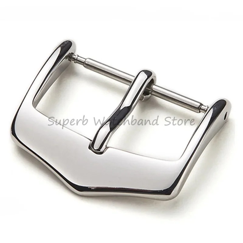 นาฬิกาสแตนเลสสตีล316 16/18/20/22มม. เข็มกลัดขัดเงากระดุมโลหะสีทองสีดำอุปกรณ์นาฬิกาอเนกประสงค์