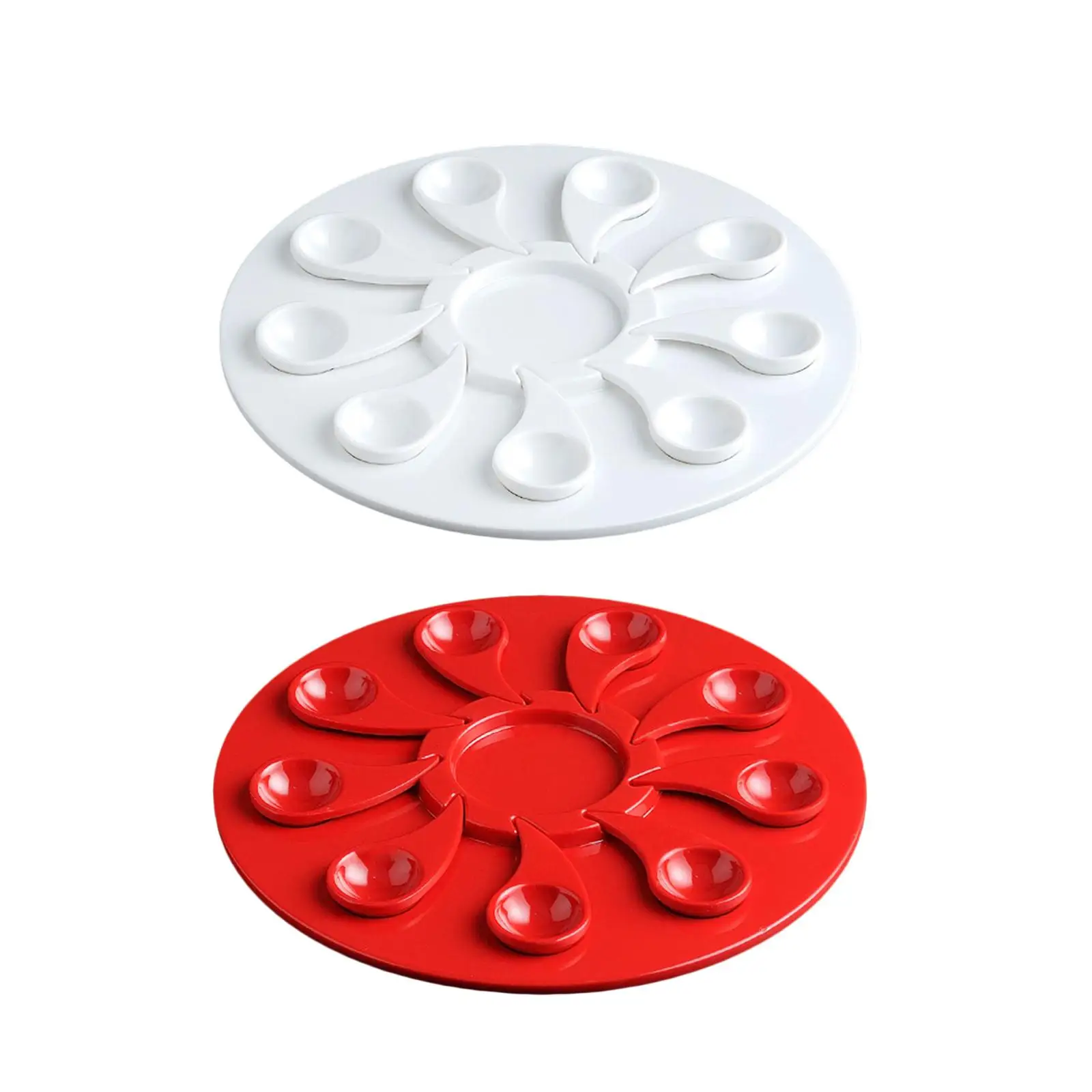 Shrimp Slider Tray Deviled Egg Platter Round Multipurpose Food Platter Meatballs