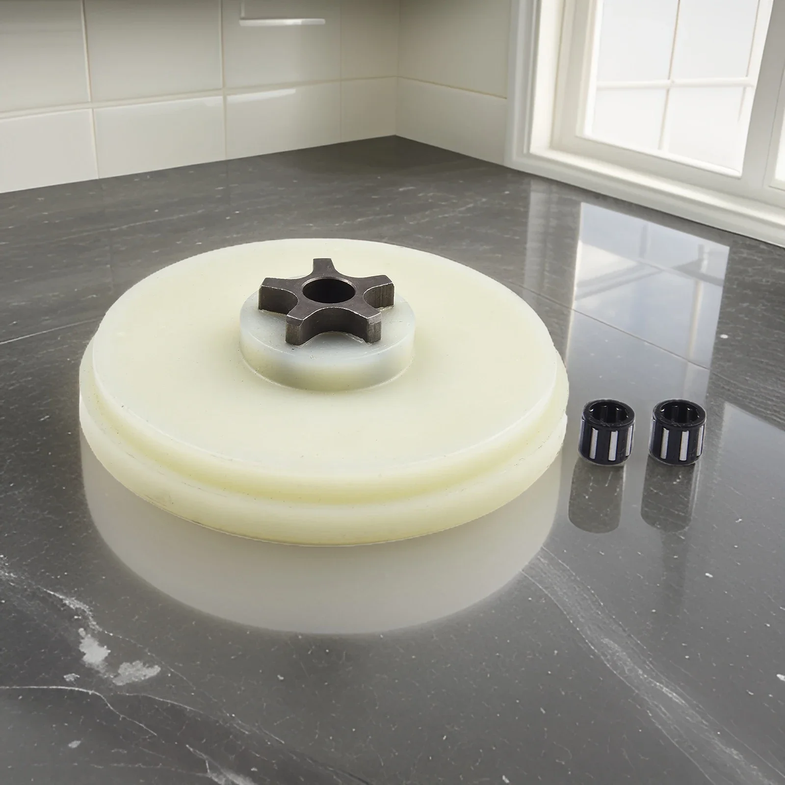 

Replacement Sprocket Kit Nylon Sprocket and Roller Bearing Compatible with Electric Chainsaws and RPS96 Polesaws