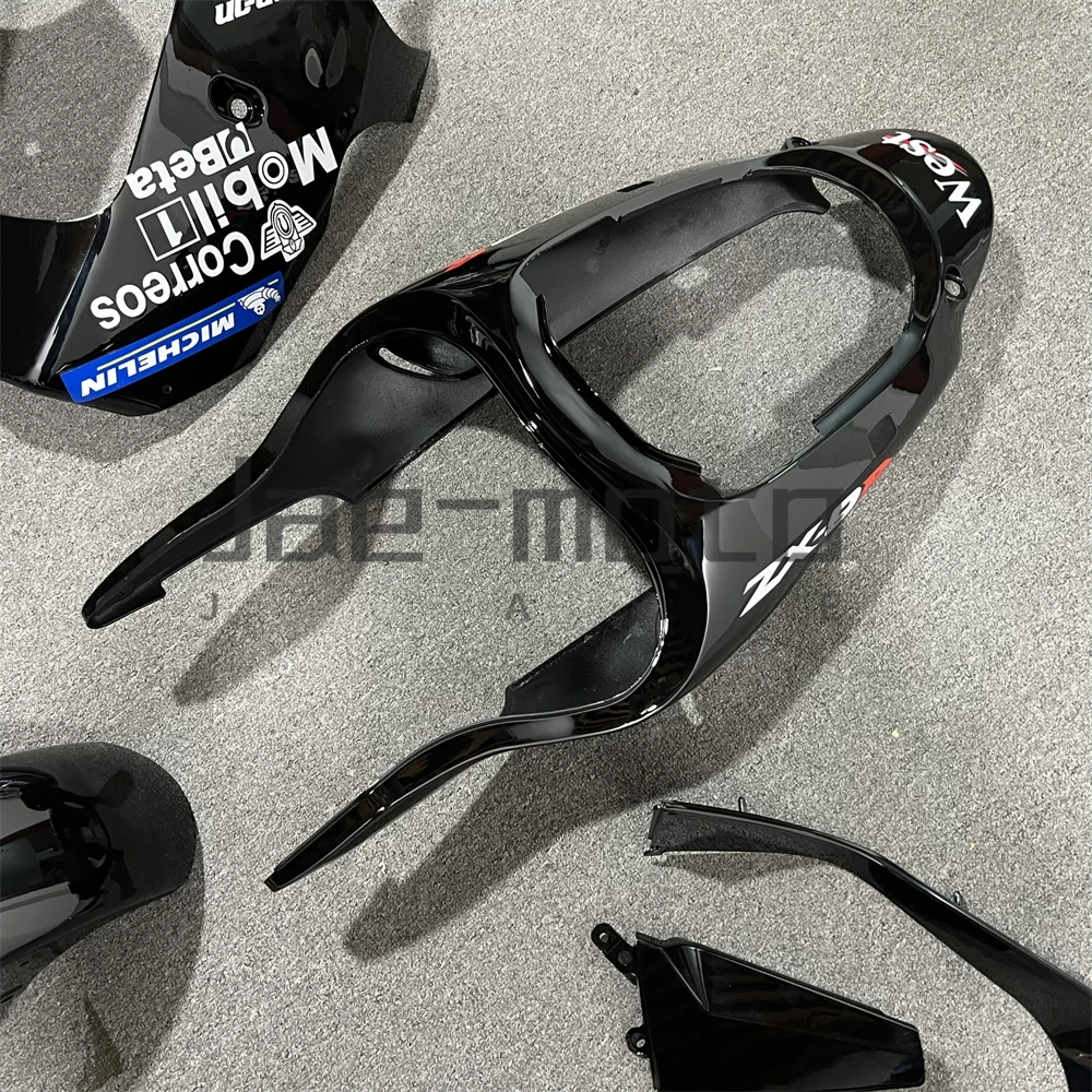 For ZX-9R ZX9R 1998 1999 Injection ABS Plastics Full Fairings Kit Mold Replace Accessories ZX-9R ZX9R 1998-1999  Black image 3