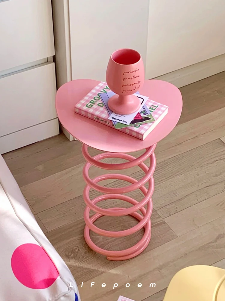 

Macaron color spring edge Korean children's room small household cream dressing stool shoe changing stool