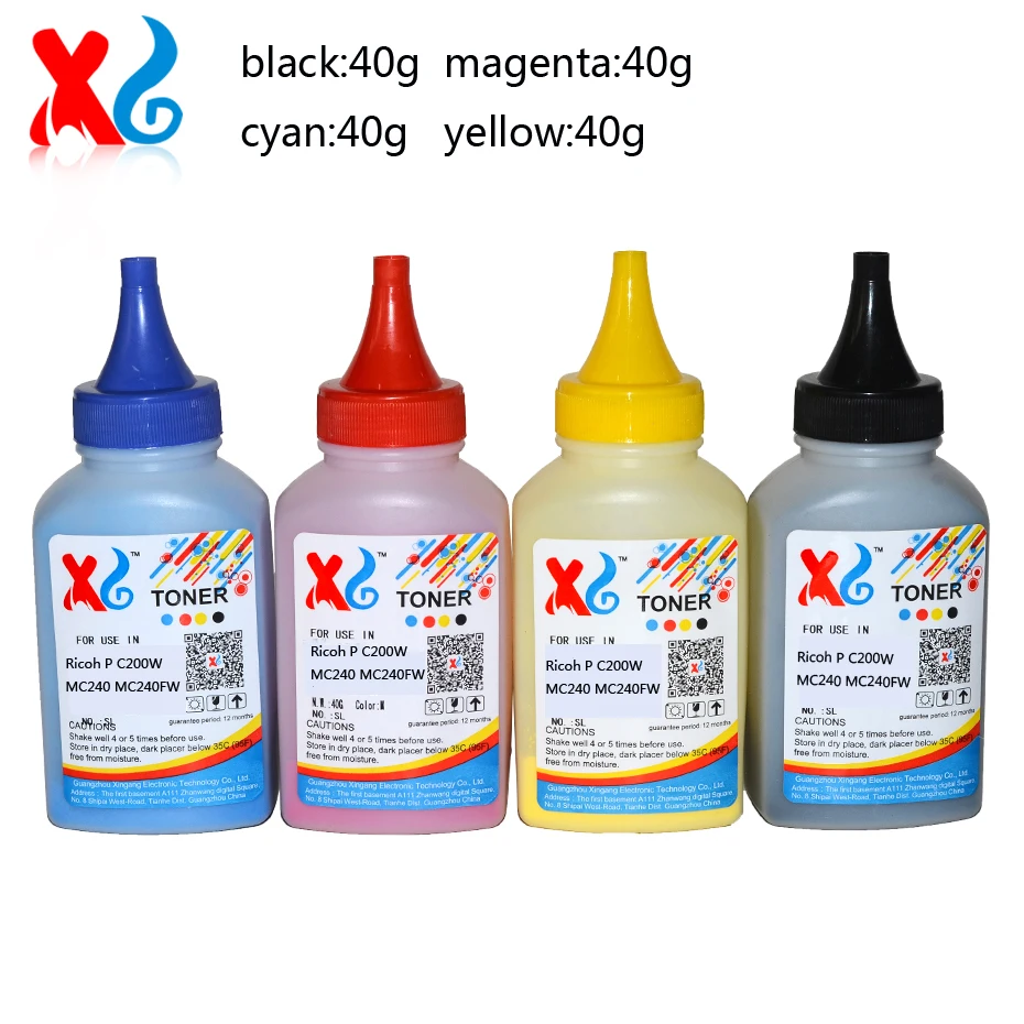 PC200W Refill Color Toner Powder For Ricoh P C200W MC240 MC2
