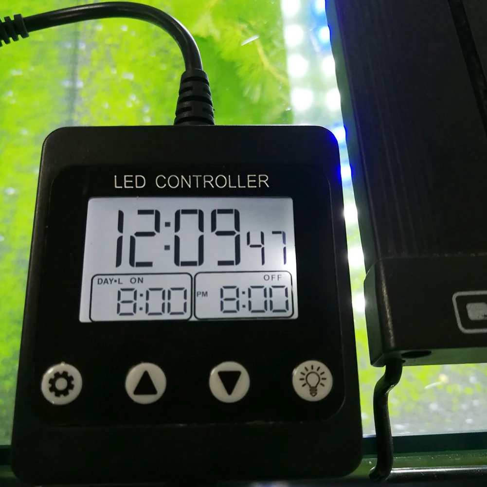 水族館コントローラーシステム LEDライトタイマーモジュレーター LCDディスプレイ水槽ランプ