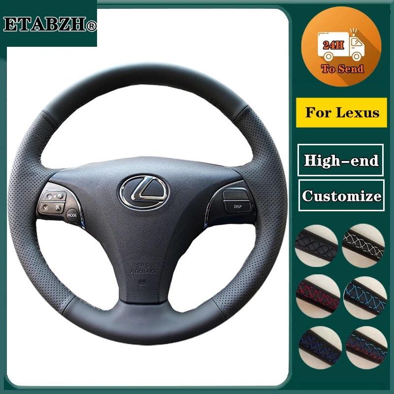 Braid Car Steering Wheel Cover For Lexus ES240 ES250 ES300 ES350 2007-2012 GS350 GS450h GS460 Steering Wrap Car Accessories