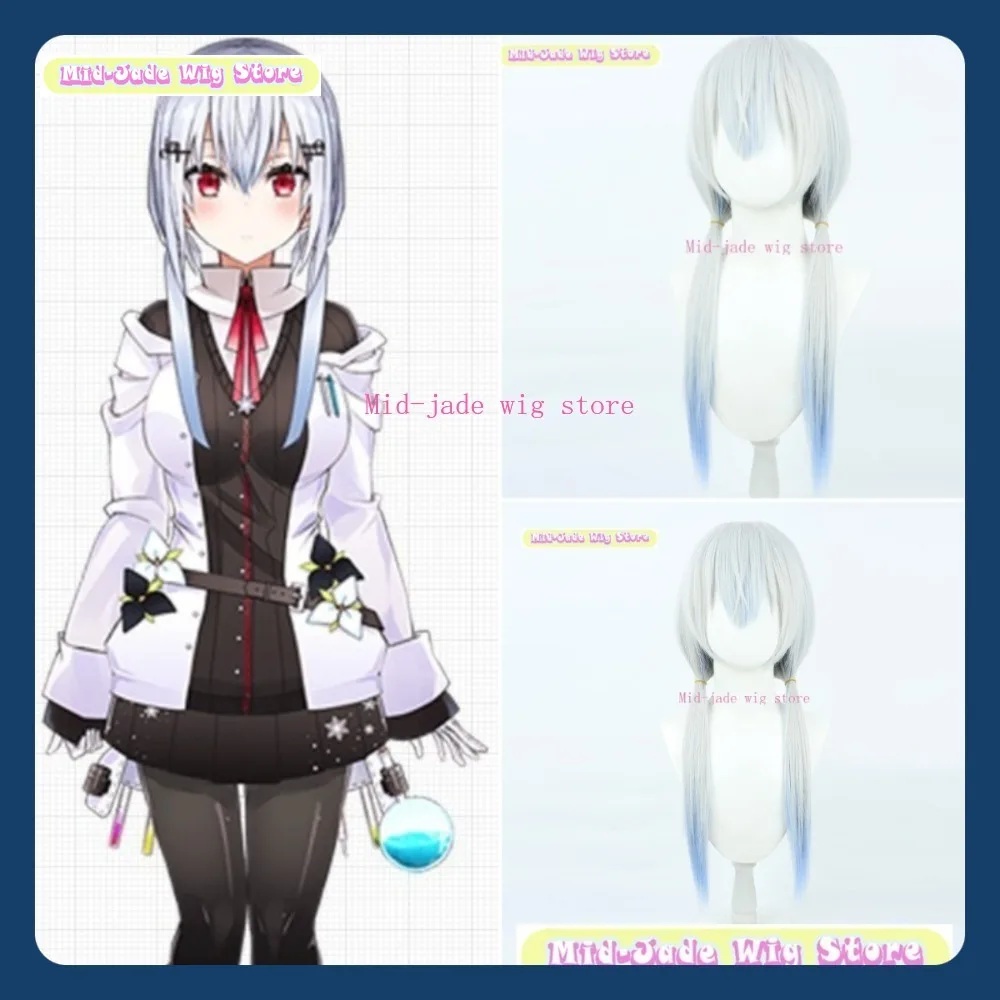 

Mid-jade Wig Store Nijisanji Todoroki Yukine Cosplay Wig Anime Game Role-playing Halloween Party Costume Props Synthetic Hair