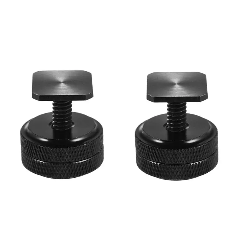 2Pcs Hot Shoe To 1/4 Adapter, Camera Hot Shoe Mount Adapter, Flash Shoe To 1/4 Inch - 20 Male Adapter, Universal