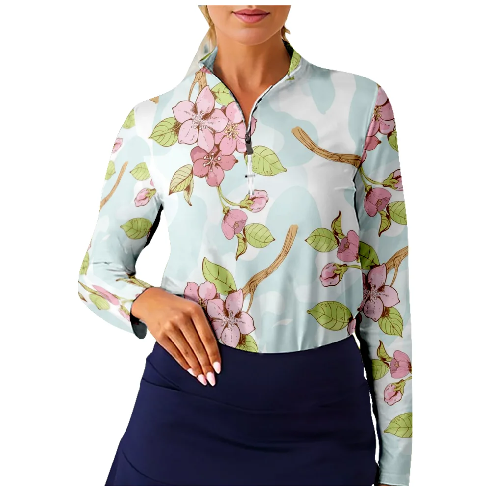 

Women Long Sleeves Polo Golf Mini Dresses Sexy Dress Women Dresses For Women Party 3D Print Summer Halter Evening Dresses