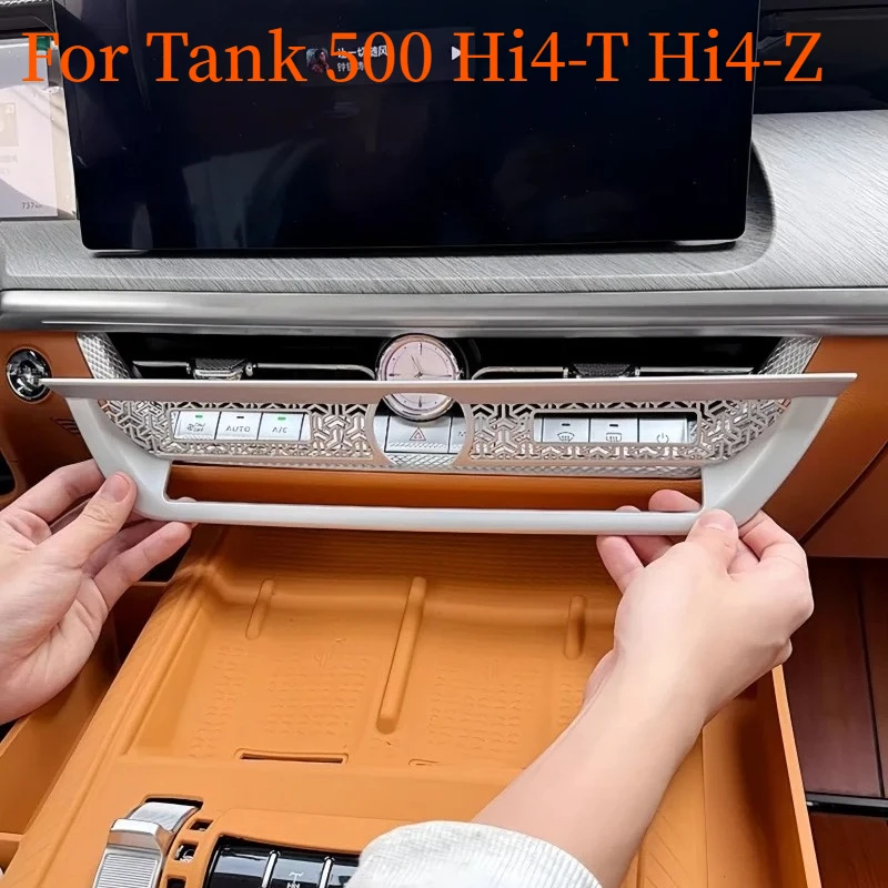 Tank 500 Hi4-T Hi4-Z 2026 Center Console Air Vent Mask Air Conditioning Vent Frame Protector Interior Upgrade Trim Parts