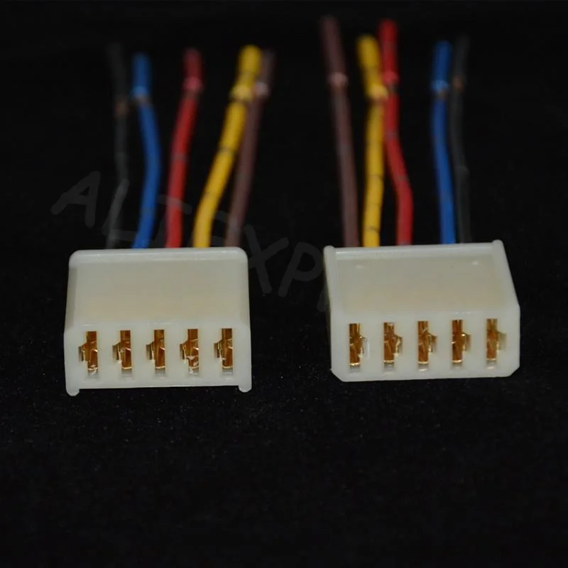 Universal Car Power Window Switch 12V/24V 5-Pin LED Control Button Fits Cars SUVs Pickups Replacement