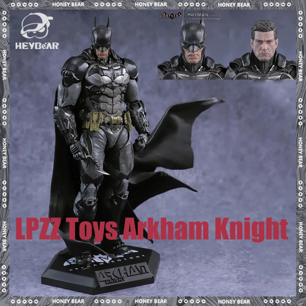 

New Original LPZZ Toys Arkham Knight Figure V8.04 Suit Batman Action Figures 002 Deathstroke DC Multiverse Superman 1/12 Statue