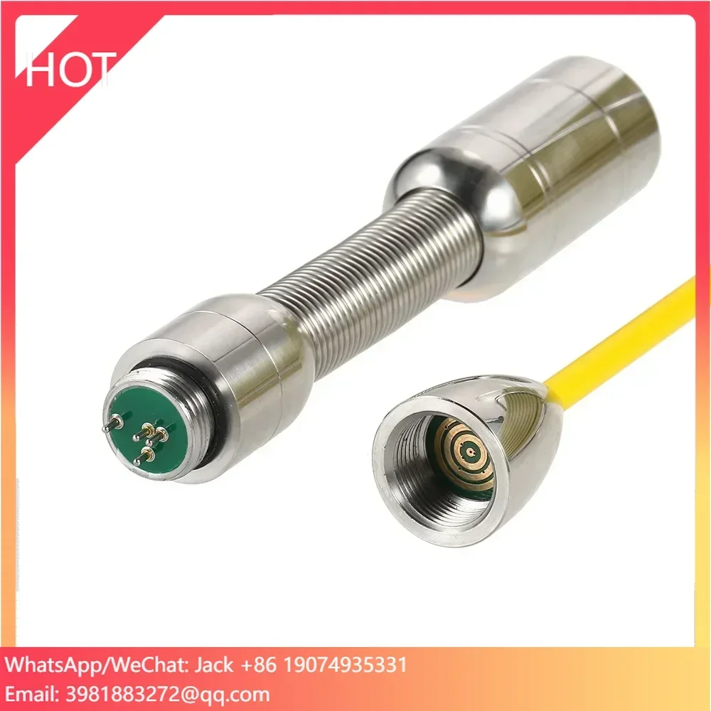 23mm HD Camera  20m Glass Fiber Cable 7-inch LCD Screen Pipe Endoscope Drain Sewer Pipeline Industrial Endoscope Camera
